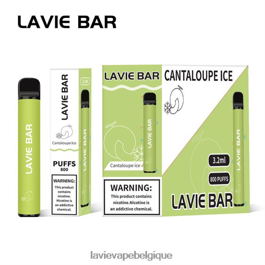 464068317 Lavie Vape Prix | glace au cantaloup LAVIE BAR 800 bouffées